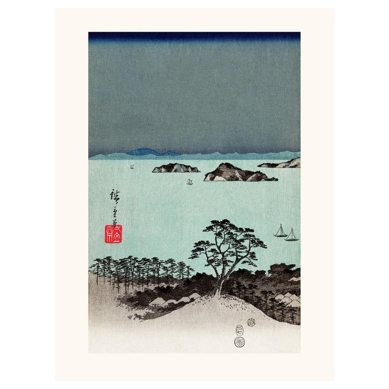Japansk tryk Hiroshige Kanazawa N°1 - A3