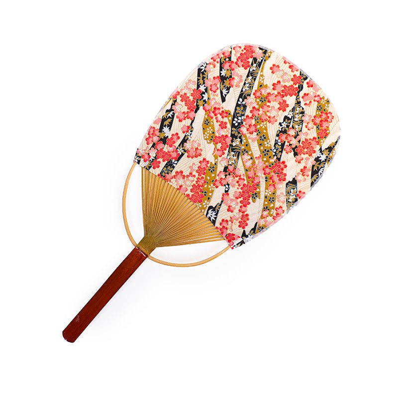 Japansk Uchiwa-Vifte Washi Hana