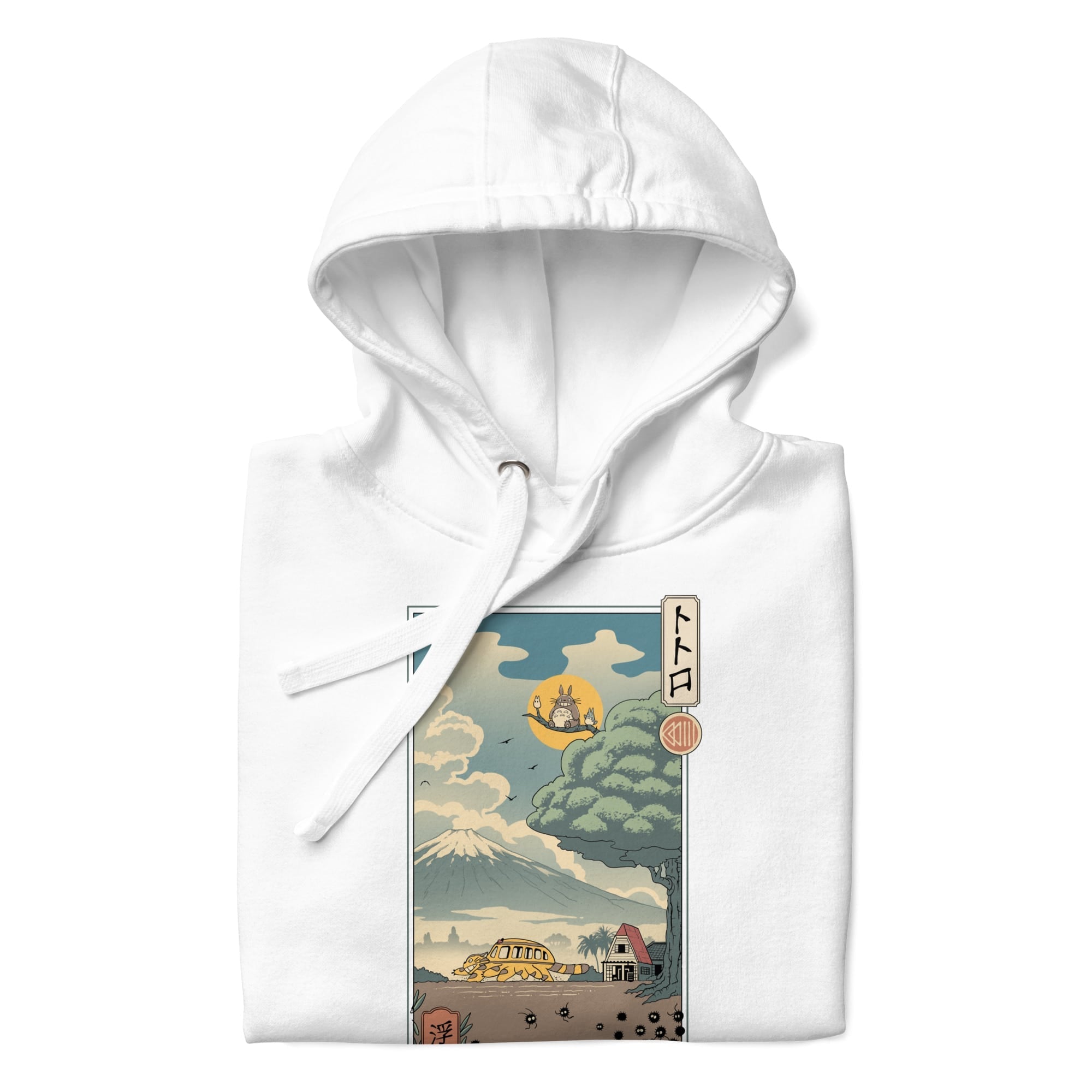 Japansk Ukiyo-e Forest Guardians Sweatshirt