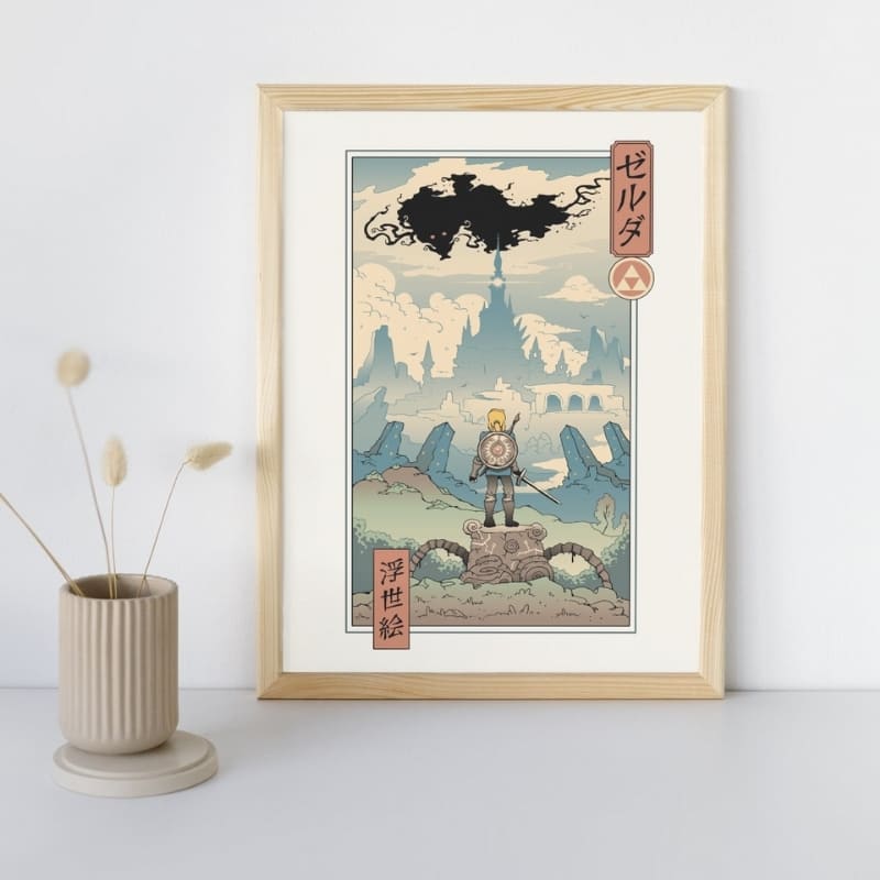 Japansk Ukiyo-e Legend-plakat A3