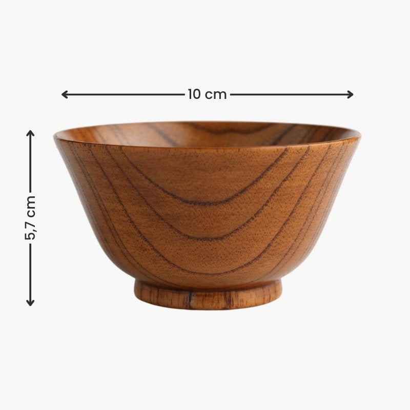 Japansk urushi træskål