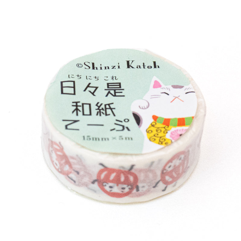 Japansk Washi-Tape - Daruma