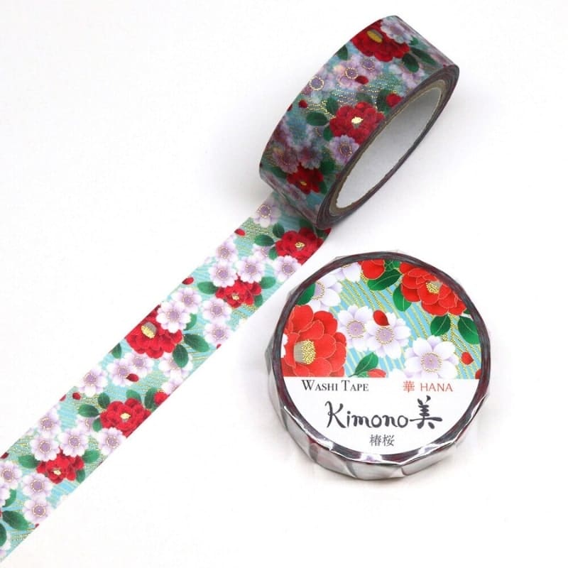 Japansk Washi Tape Tsubaki
