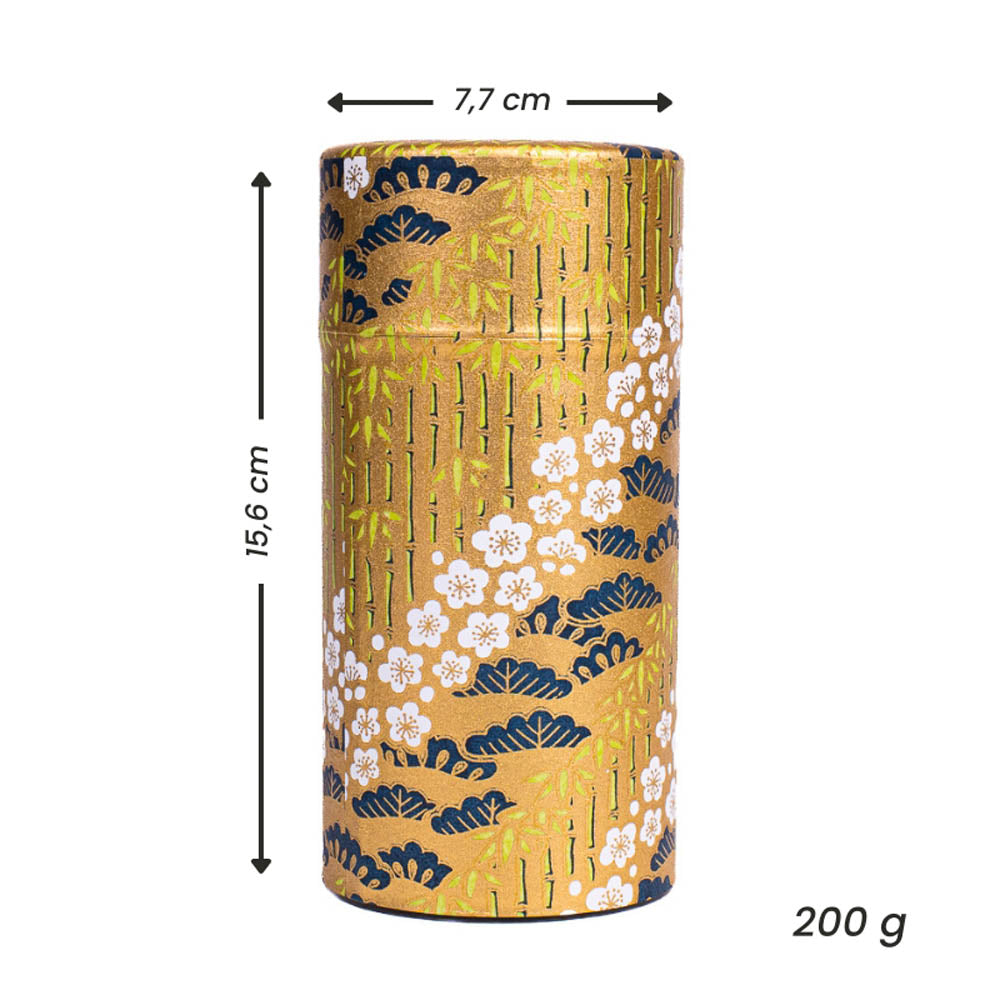 Japansk Washi-Tedåse - Takeshirabe Guld