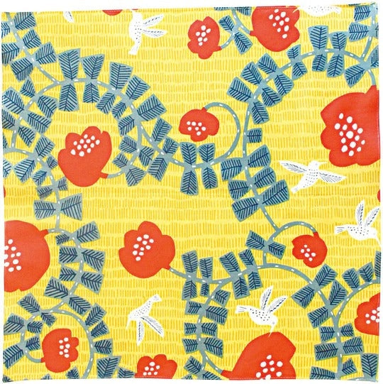 Japanske Furoshiki kolibrier - 70x70 cm