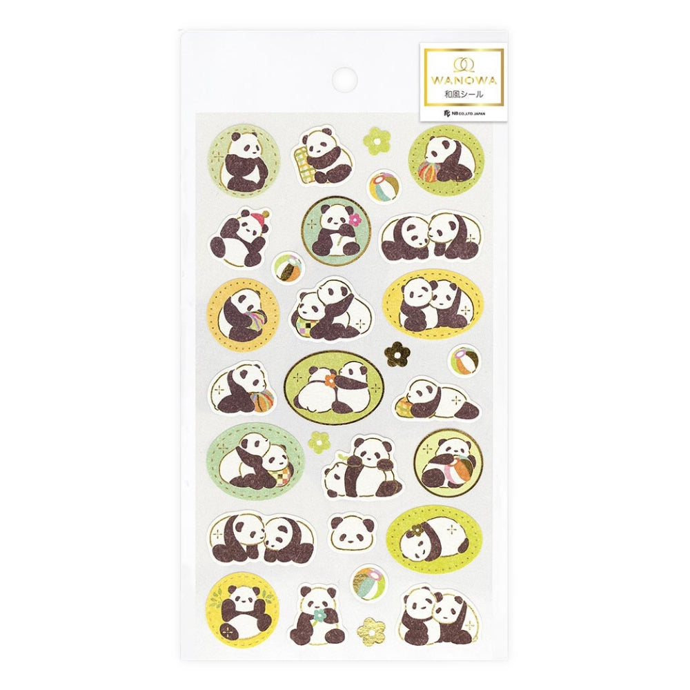 Japanske Klistermærker - Panda