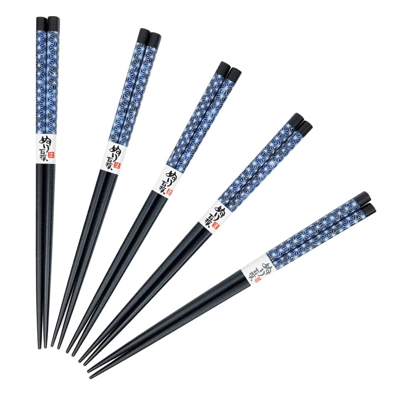 Japanske spisepinde Asanoha Blue