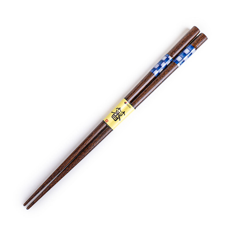Japanske Spisepinde - Ichimatsu Indigo
