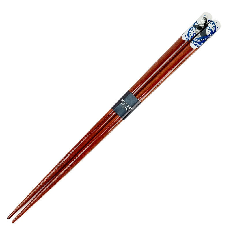 Japanske spisepinde med hval