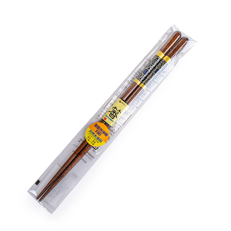 Japanske Spisepinde - Naturtræ Guldmønster
