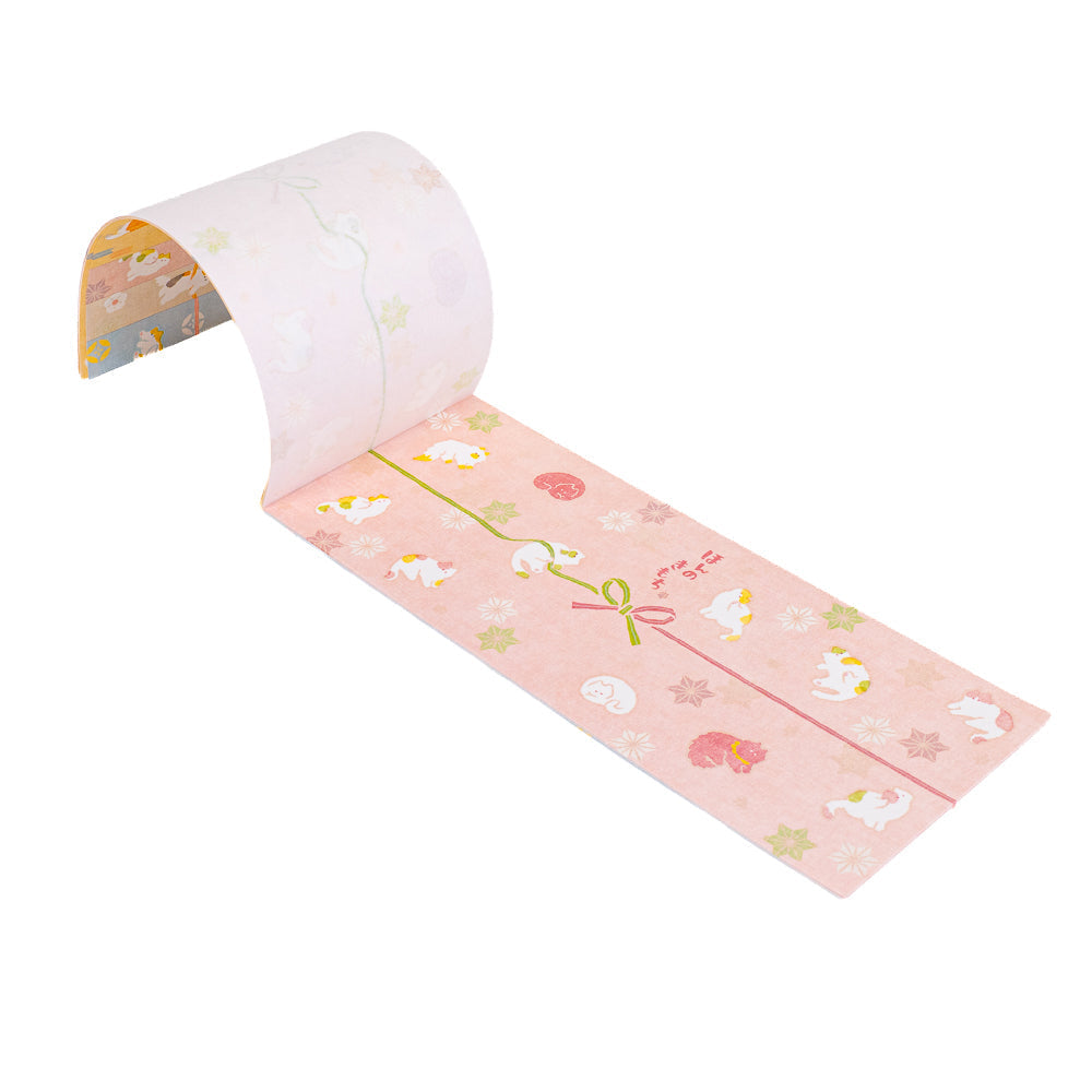 Japanske Washi-gavebånd - Nyanko Katte
