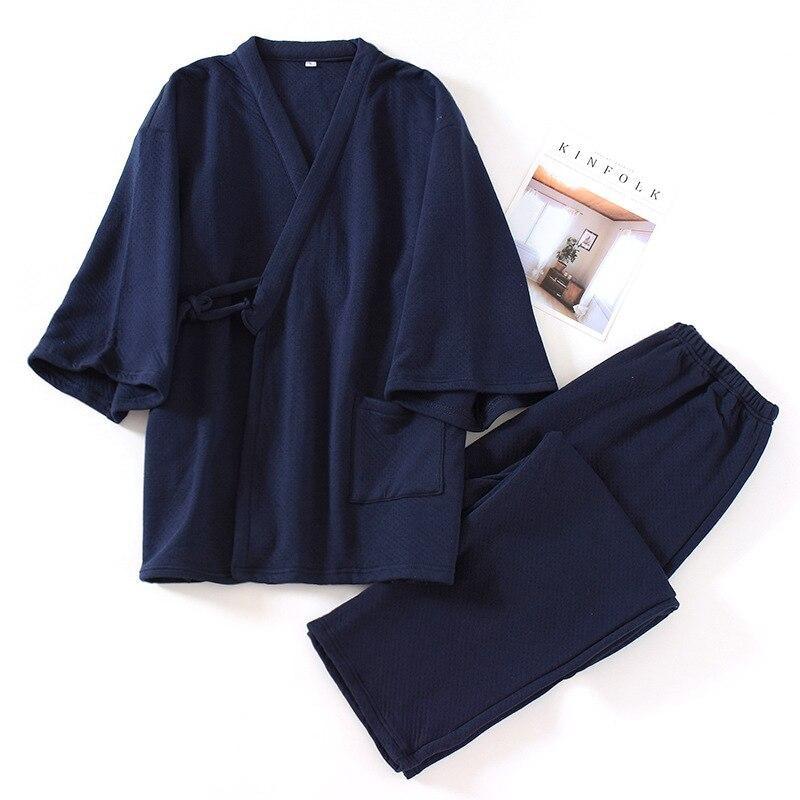 Jinbei Man Cotton Winter Blå / M