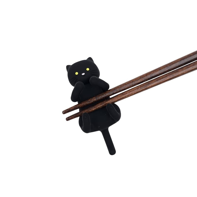 Kawaii japanske spisepinde Sort kat