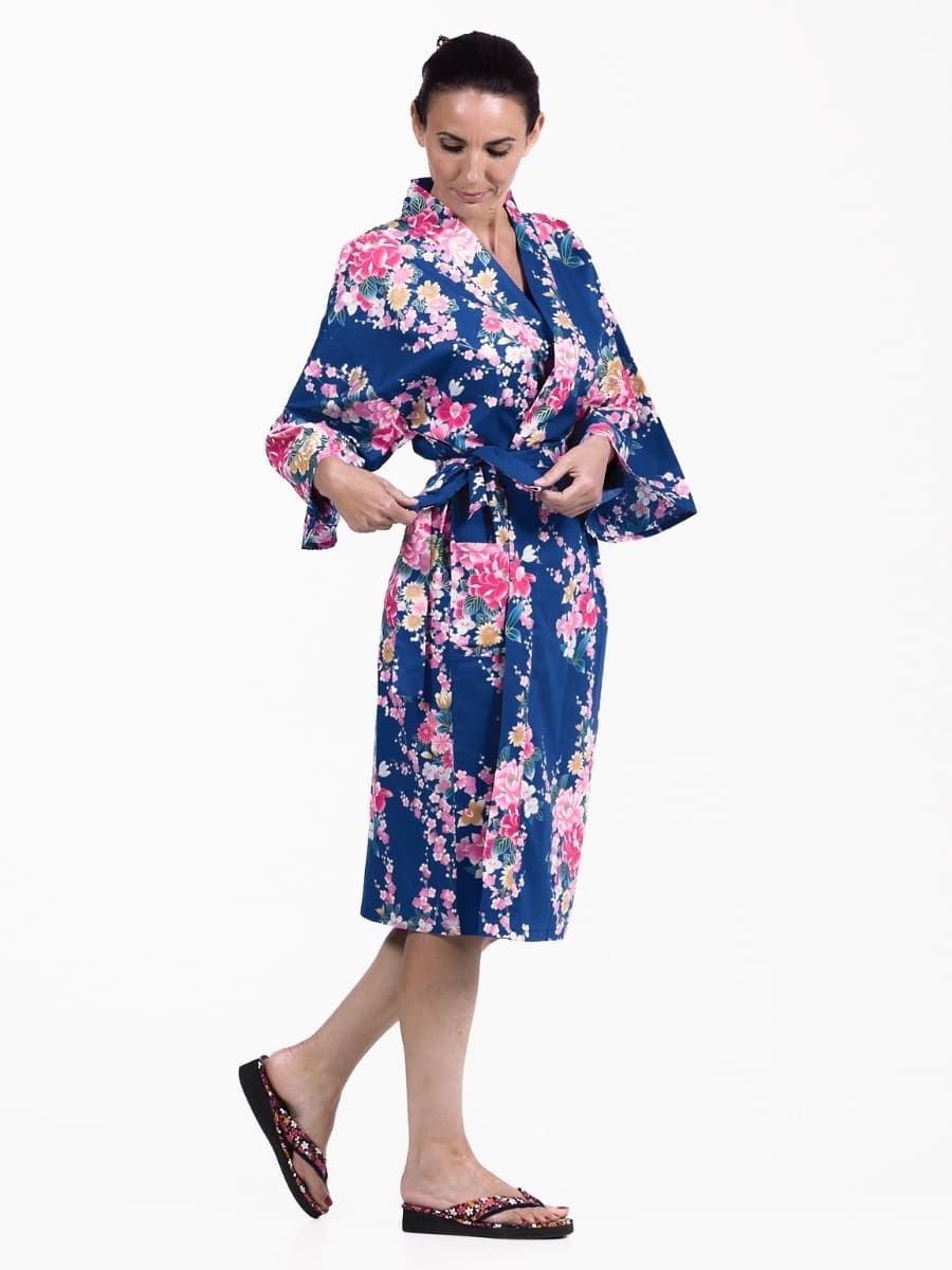 Kimono Happi Woman Botan to Uchōran Én størrelse