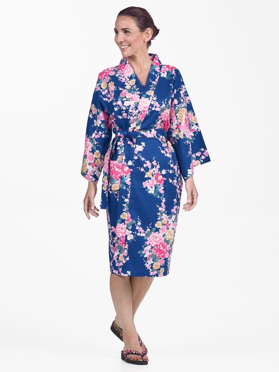 Kimono Happi Woman Botan to Uchōran Én størrelse