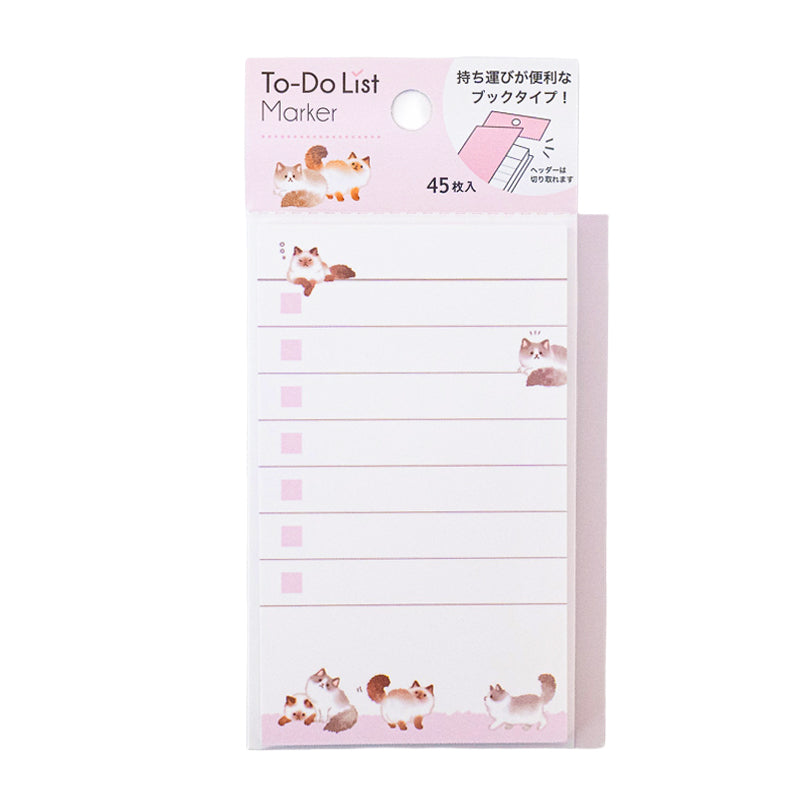Klæbesedler To-Do - Kawaii Kat