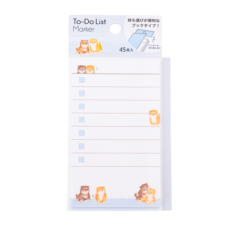 Klæbesedler To-Do - Kawaii Mameshiba