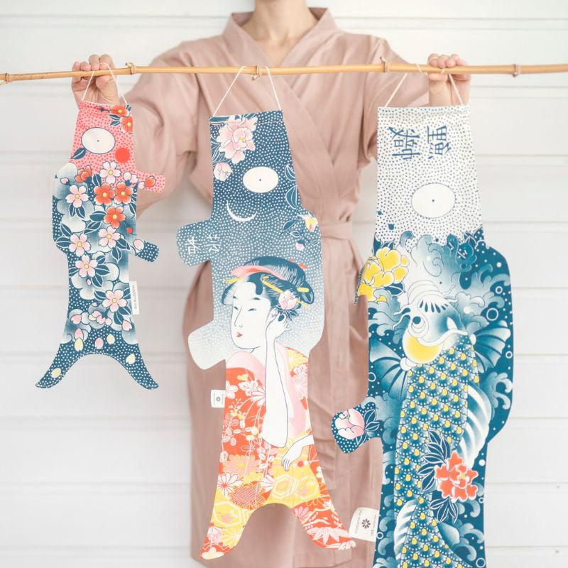 Koinobori Geisha - 70 cm
