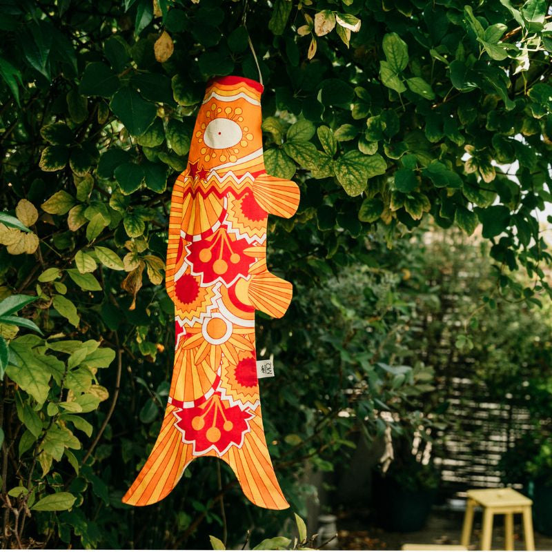 Koinobori Orange Retro - 70 cm