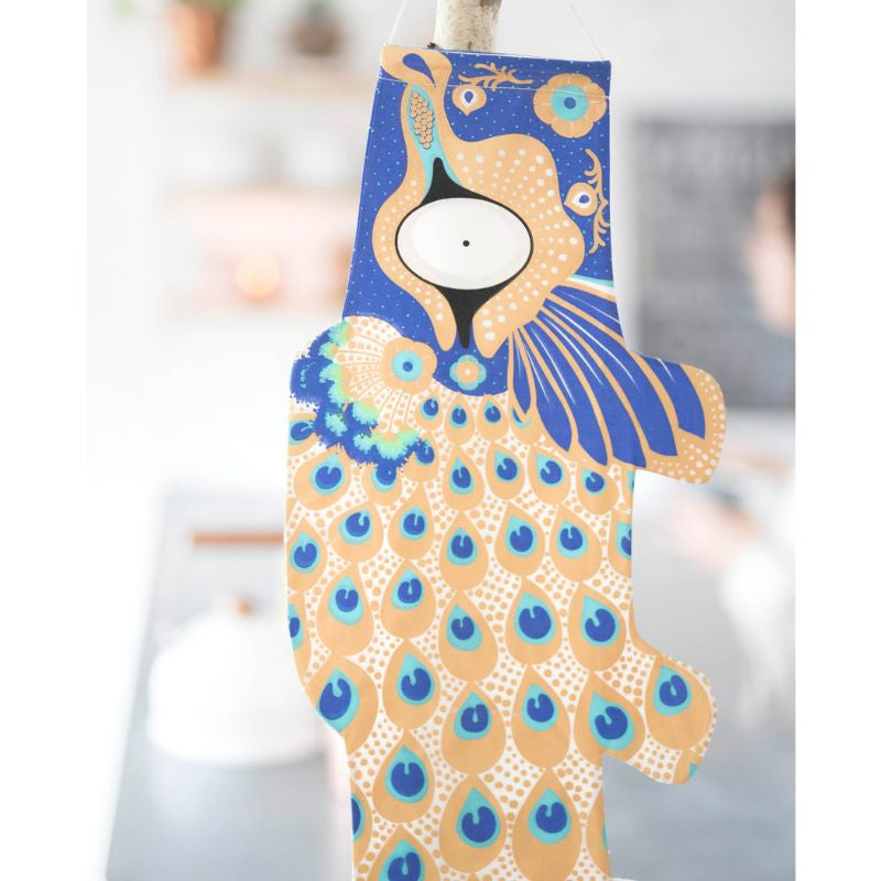 Koinobori Påfugle-design - 70 cm