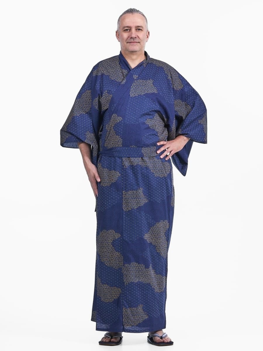 Kumo Yukata Kimono til mænd S
