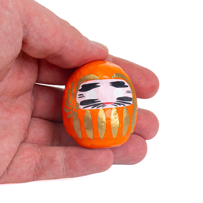 Lille Japansk Daruma 4 cm - Flere Farver