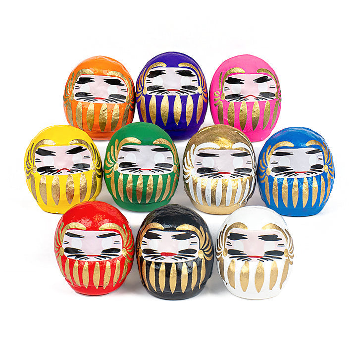 Lille Japansk Daruma 4 cm - Flere Farver