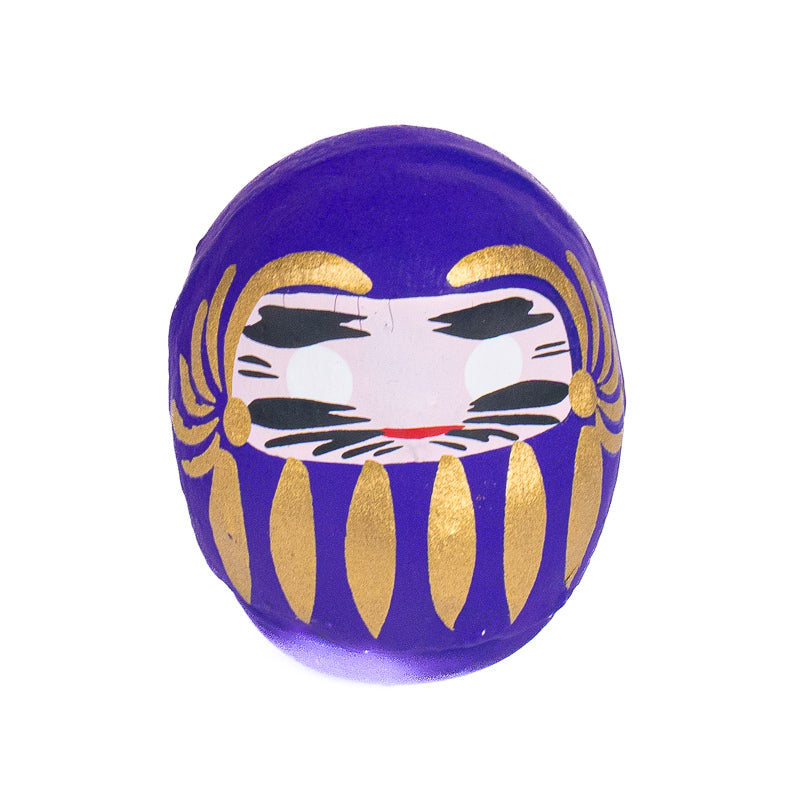 Lille Japansk Daruma 4 cm - Flere Farver Lilla