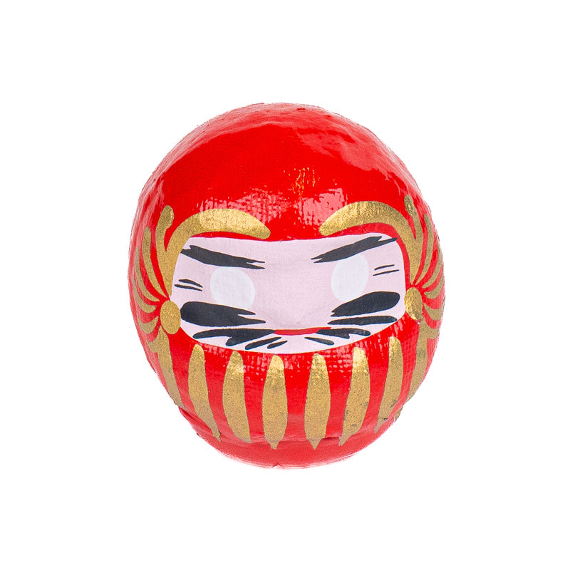 Lille Japansk Daruma 4 cm - Flere Farver Rød
