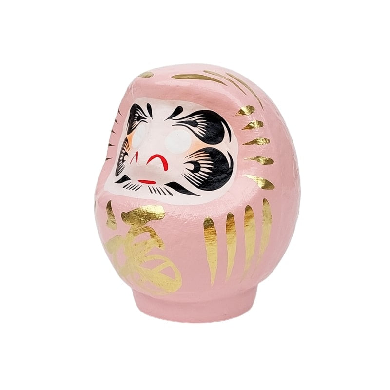 Lyserød japansk daruma - 9 til 15 cm