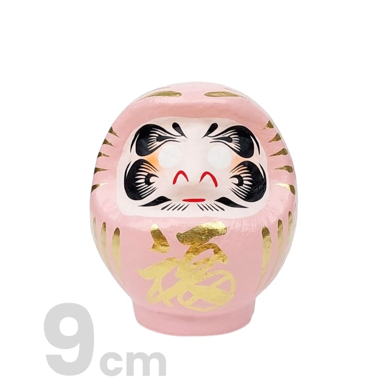 Lyserød japansk daruma - 9 til 15 cm 9 cm