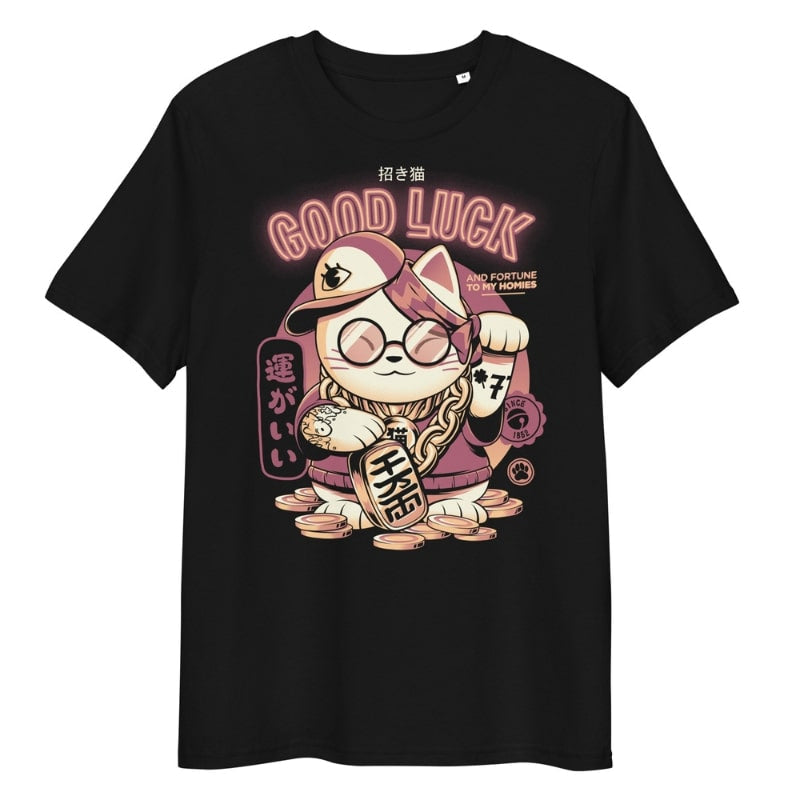 Maneki Neko japansk T-shirt S