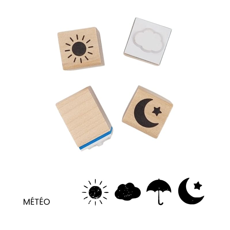Mini japansk frimærke Bullet Journal - Vejr