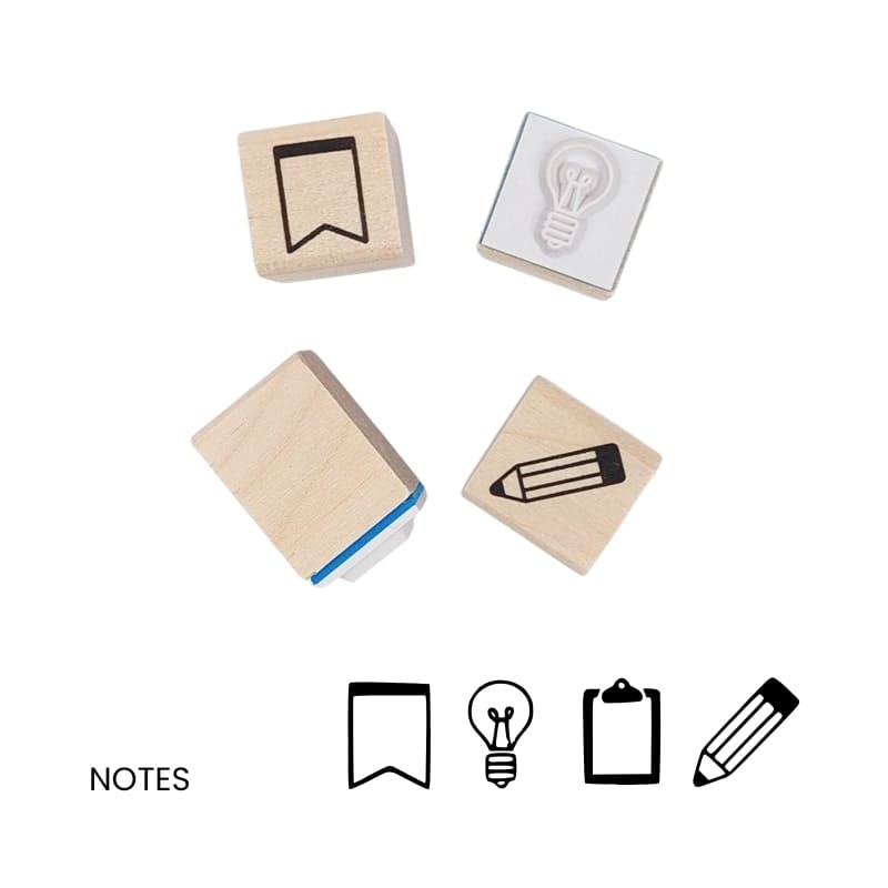 Mini japansk frimærke Bullet Journal - Noter