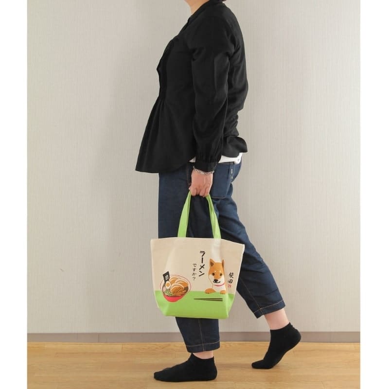 Mini tote bag Ramen & Shiba