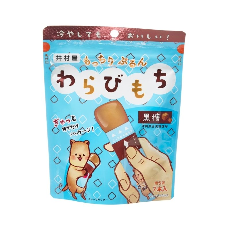 Mocchiri Purun! Warabi Mochi brunt sukker