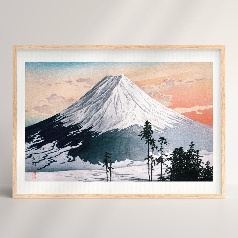 Mount Fuji Print Poster A3