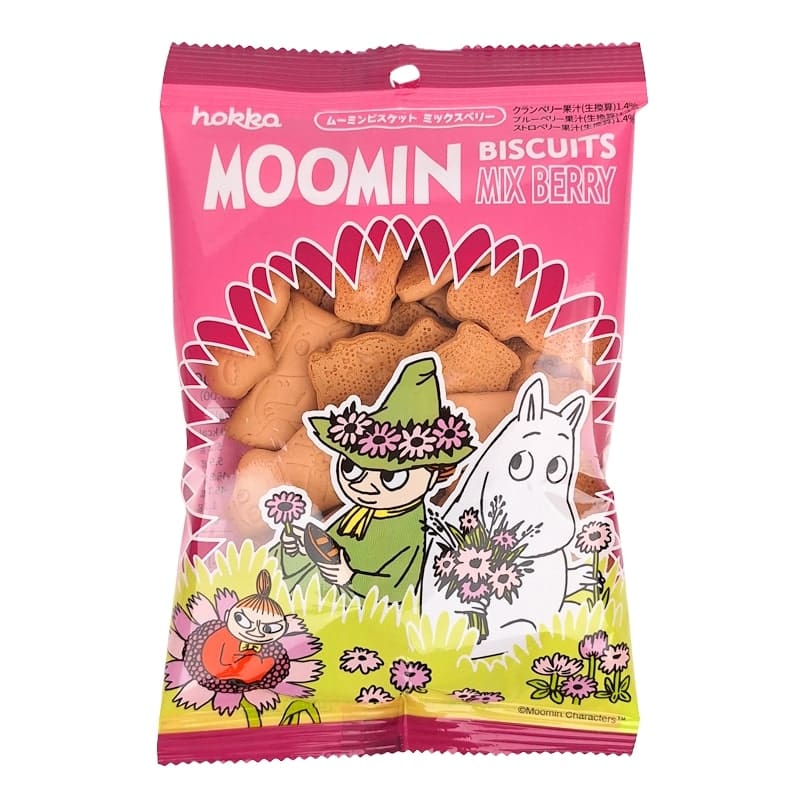 Mumin-kiks med rød frugt