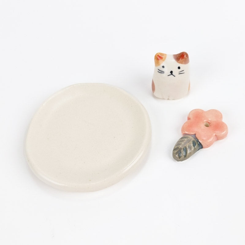 Neko Sakura japansk røgelsesholder
