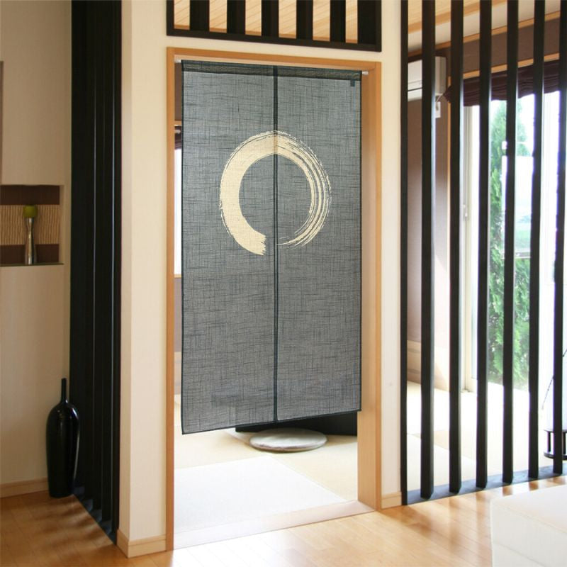 Noren Japansk Enso Blå 85 x 150 cm