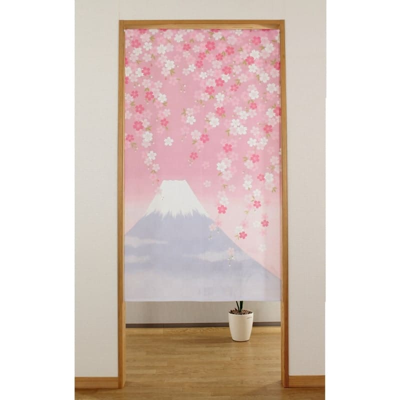 Noren japansk Fuji Sakura 85 x 150 cm
