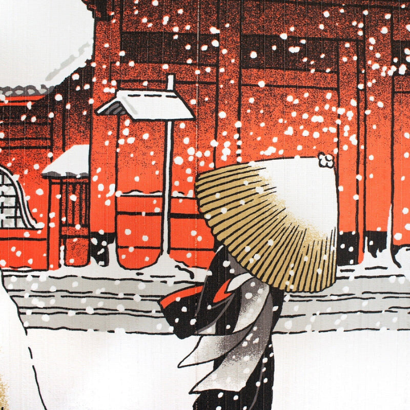 Noren japansk sne 85 x 150 cm