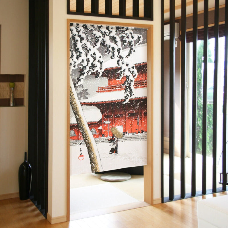 Noren japansk sne 85 x 150 cm