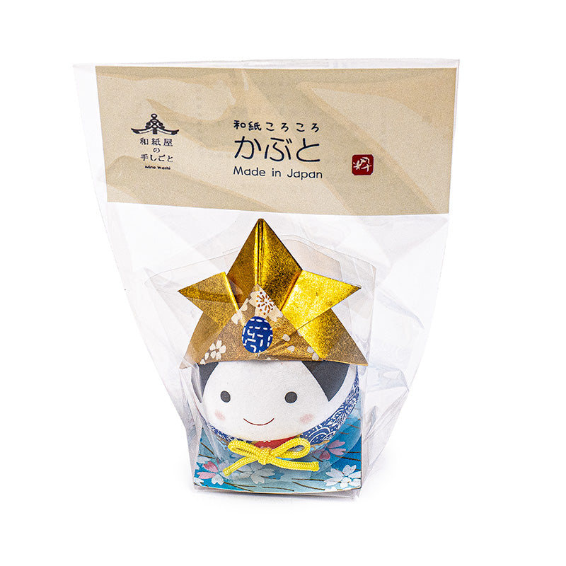 Okiagari Washi Papirfigur - Kabuto