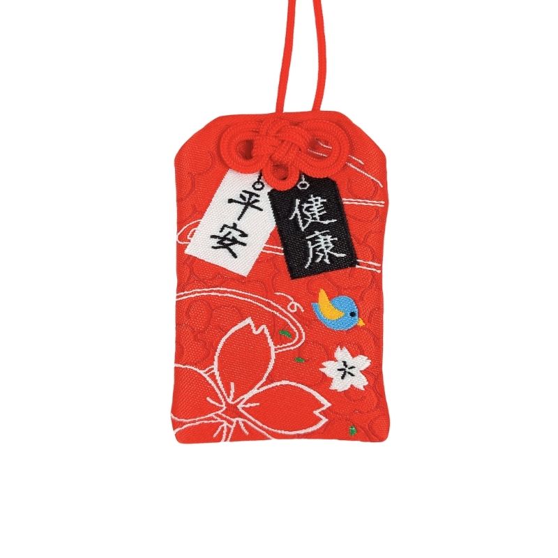 Omamori Kawaii Rød - Ugle
