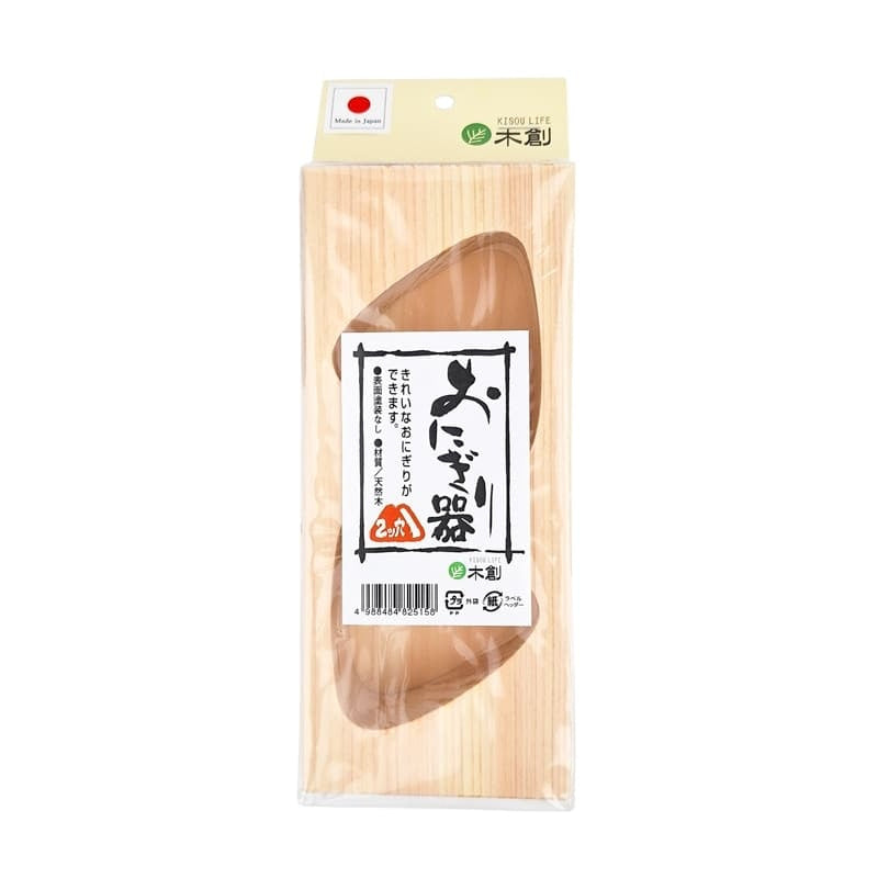 Onigiri Duo Træ Hinoki Form