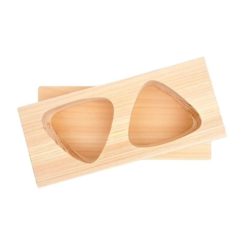 Onigiri Duo Træ Hinoki Form