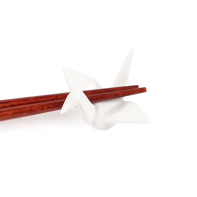 Origami hvid spisepindeholder