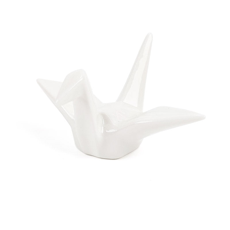 Origami hvid spisepindeholder