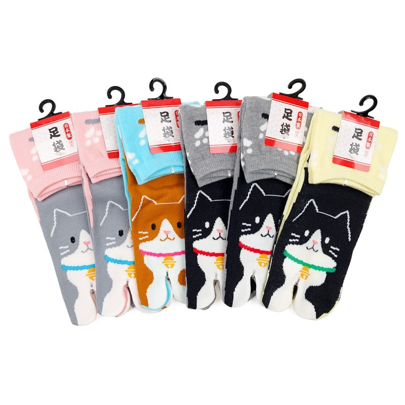 Pakke Tabi Neko-sokker - 6 par EU 36-40